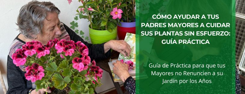 Cómo Ayudar a tus padres mayores a cuidar sus plantas sin esfuerzo: Guía Práctica • Plantas para la Vida • Hero
